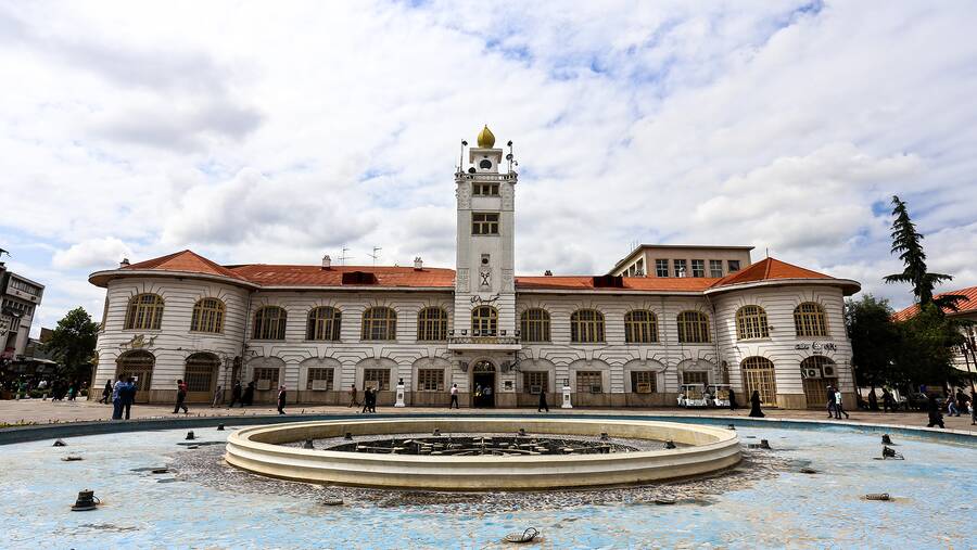 Municipality Mansion and Clock Tower in Rasht